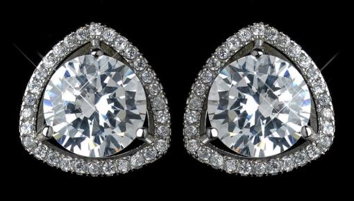 Серьги с бриллиантами 